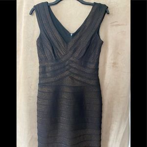 JS Collections Bronze metallic cocktail dress size 6. Never worn without tags.